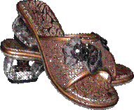 Mnedens tilbud
Flot sandal med glimmer samt blomstermotiv og gennemsigtig hl i klar plast 